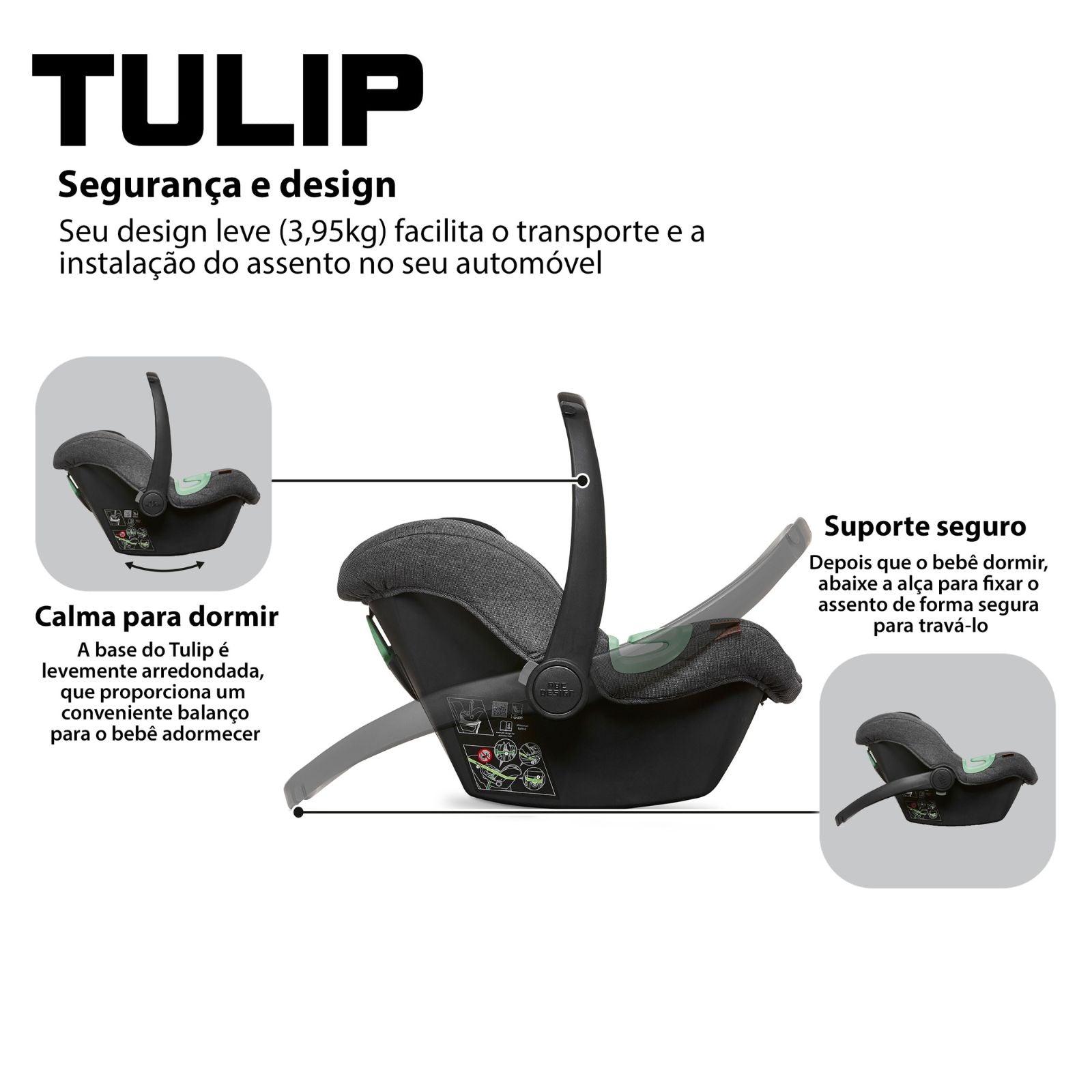 Bebê Conforto Tulip Diamante Alphast - ABC Design