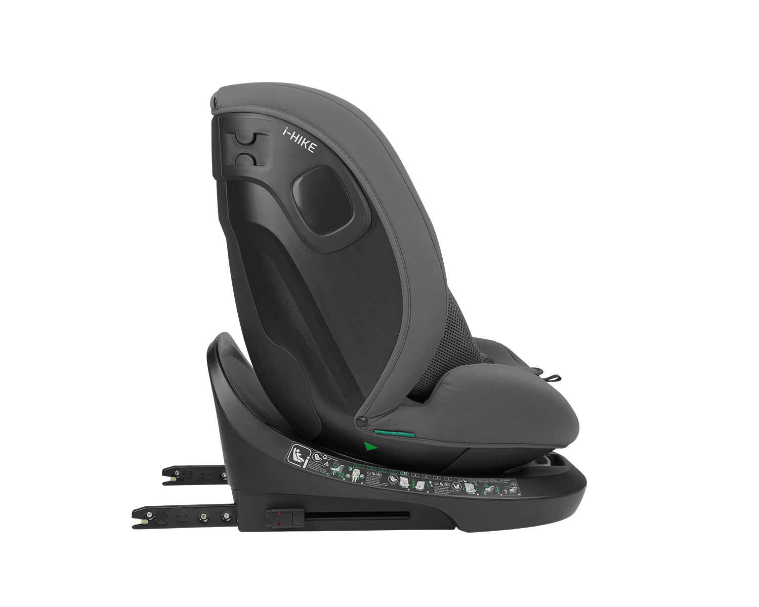 Cadeira de Carro Isofix I-Hike 360 (40 a 150cm) - Kikka Boo Dark Grey