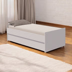 Cama Bicama Solteiro e Casal Versatile 3 em 1 - Kartoon - Branco