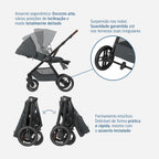 Carrinho de Bebê Oxford Graphite - Maxi-Cosi