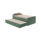 Cama Bicama Solteiro e Casal Versatile 3 em 1 - Kartoon - Verde Natureza