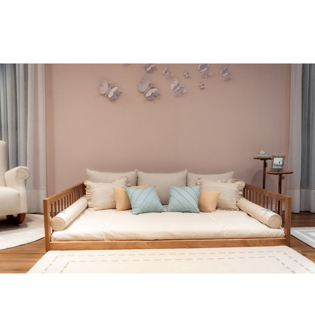 Kit de Pés para Cama KIDS341 Madeira Jequitibá