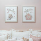 Quadro Decorativo com LED Casinha Bege