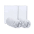 Kit 2 Lençóis e 2 Fronhas Berço Fases  Kartoon 1ª Fase Branco - Era Uma Vez