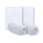 Kit 2 Lençóis e 2 Fronhas Berço Fases  Kartoon 1ª Fase Branco - Era Uma Vez