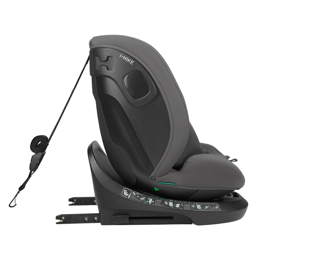 Cadeira de Carro Isofix I-Hike 360 (40 a 150cm) - Kikka Boo Dark Grey