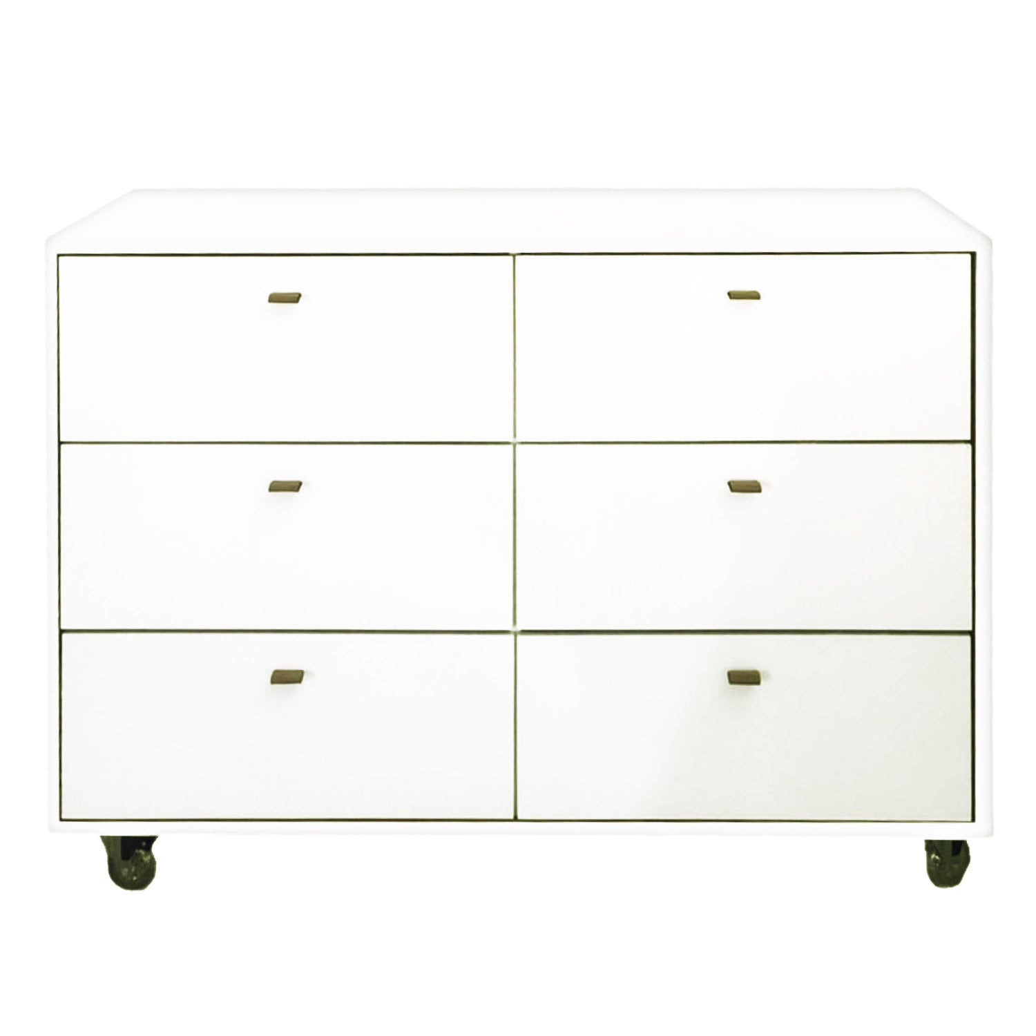 Cômoda Fazenda 6 Gavetas Caixa Branco FAZ-002 - Kartoon Cor:Frente de Gavetas Branco