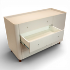 Cômoda Sleep COM704 com 4 Gavetas e 1 Porta - Sleeper Cor:Branco