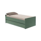 Cama Bicama Solteiro e Casal Versatile 3 em 1 - Kartoon - Verde Natureza