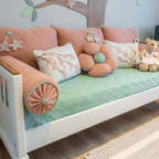 Kit Completo Almofadas Decorativas Jardim Encantado Rosa 9pçs - Arte e Ternura