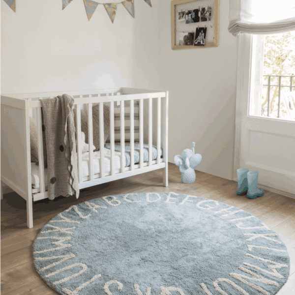 Tapete ABC Azul Vintage 150 cm - Lorena Canals **