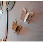 Kit 4 Borboletas para Decoração de Parede Tam P - cor:Rosa