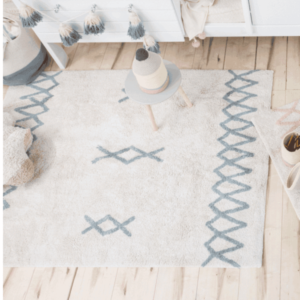 Tapete Atlas Azul Vintage 120 x 160 cm - Lorena Canals **