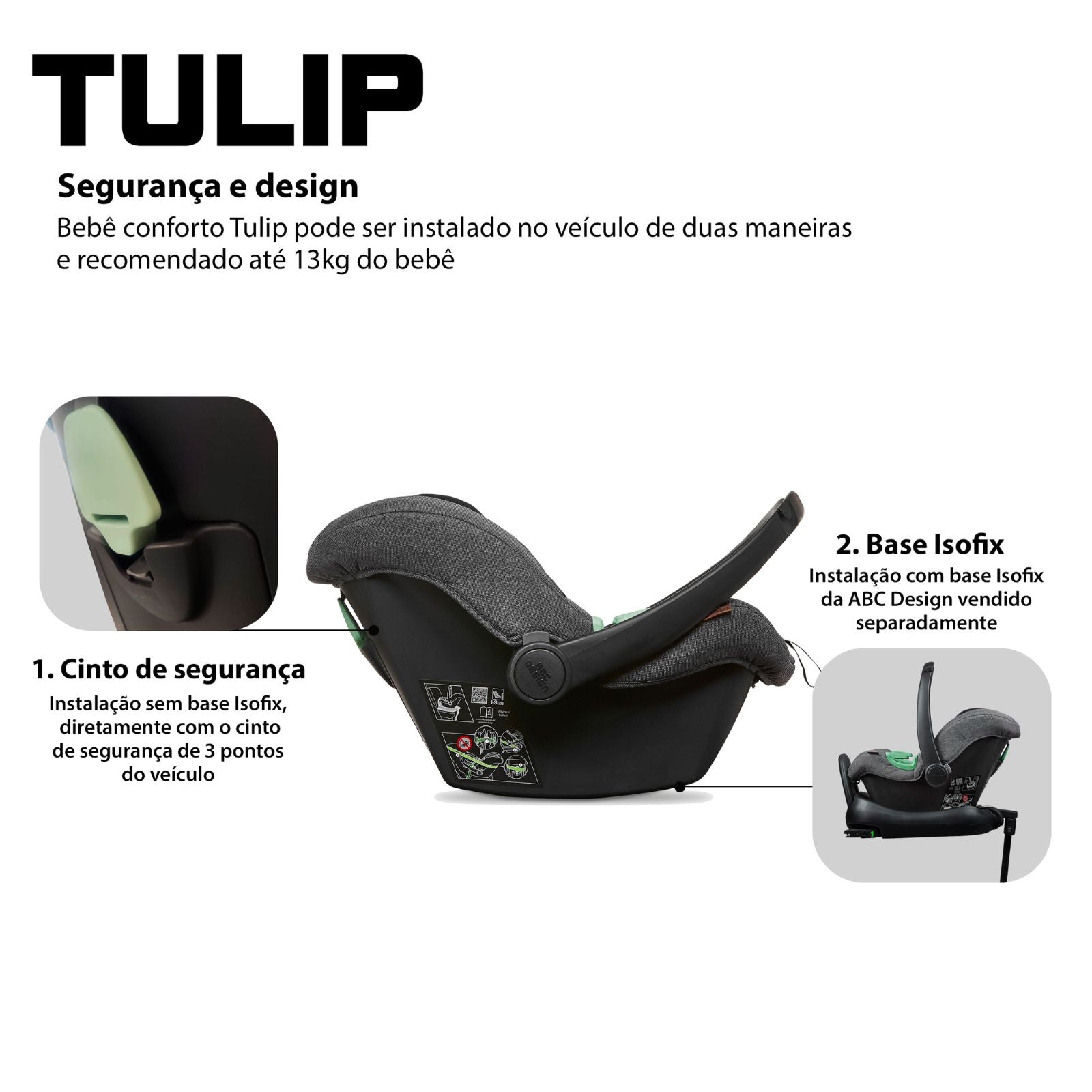 Bebê Conforto Tulip Diamante Alphast - ABC Design