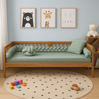 Cama de Solteiro KIDS342 Madeira Jequitibá - Sleeper