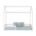 Cama de Solteiro Casinha Montessoriana Branca KIDS304 - Sleeper