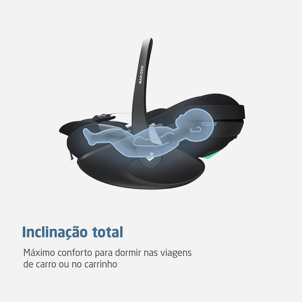 Bebê Conforto Pebble 360 Pro² com Base Family Fix Essential Black - Maxi-Cosi