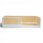 Cama Infantil de Solteiro Flow Branco - Kartoon