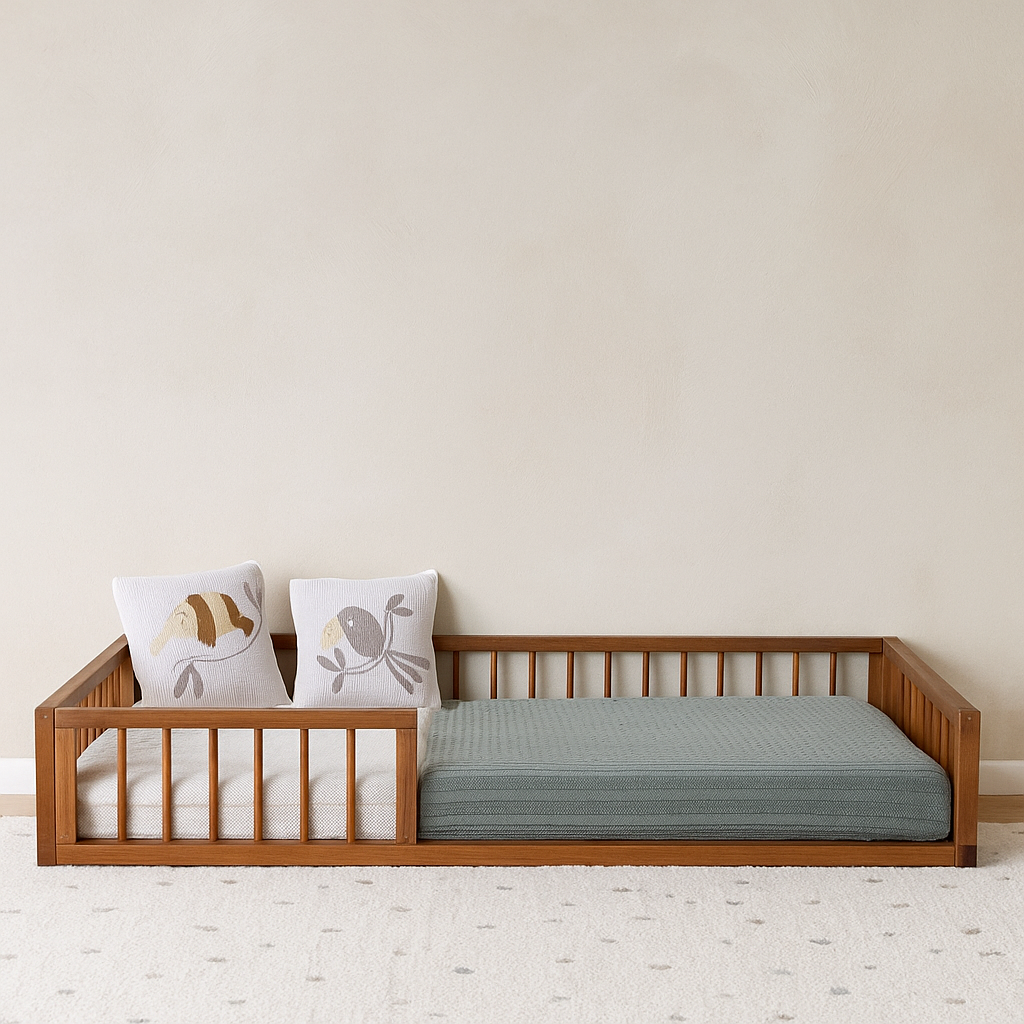 Cama de Solteiro Kids KIDS340 Madeira Jequitibá - Sleeper