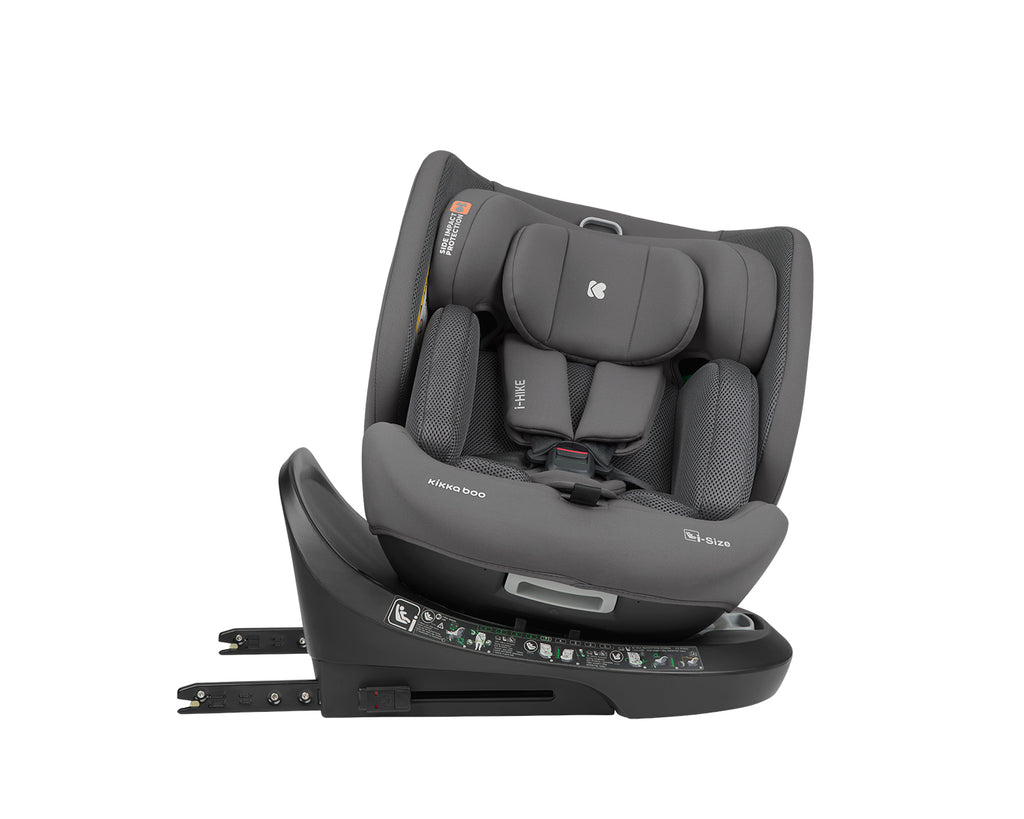 Cadeira de Carro Isofix I-Hike 360 (40 a 150cm) - Kikka Boo Dark Grey