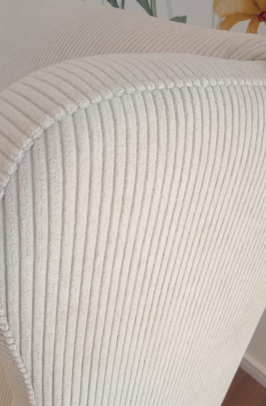 Poltrona Jazz Elétrica com Giro e Recline + Balanço Veludo Bege - Stillen