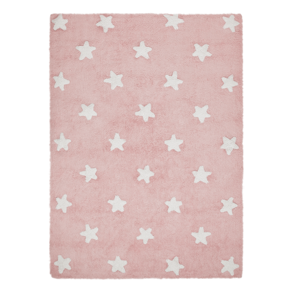 Tapete Estrelas Rosa 120x160 cm - Lorena Canals